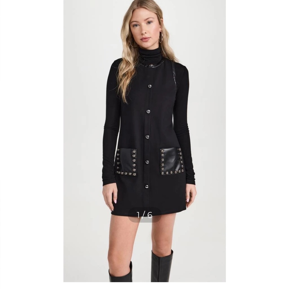 Ramy Brook Bryanna Studded Embellished Shift Minidress NEW Size 14 $395